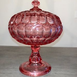 Fenton Colonial Thumbprint Royal Wedding Bowl